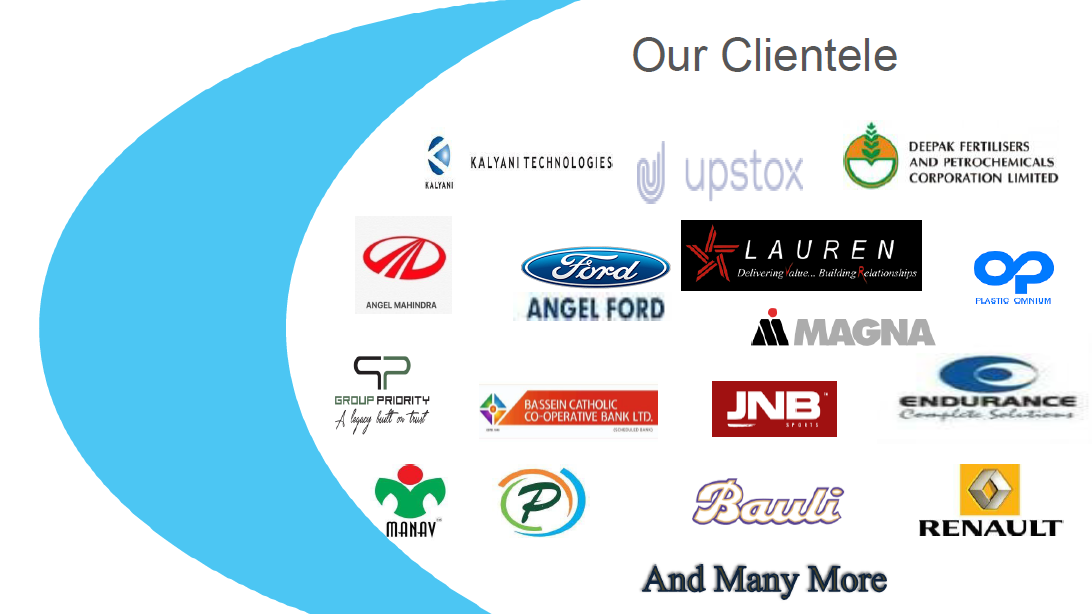 Logos of Kalpesh Infotech clients